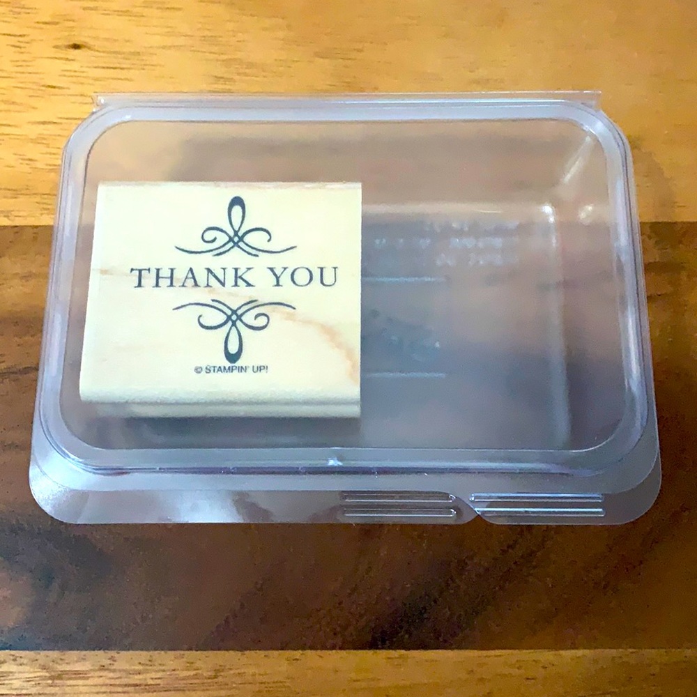 Stampin’ Up! Elegant Thank You Wooden Stamp